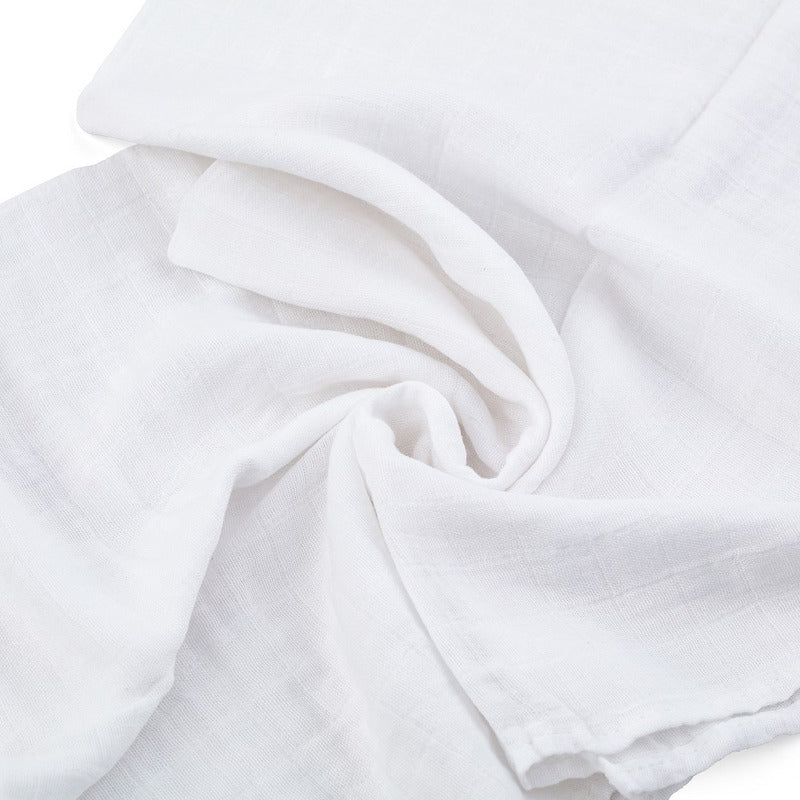 Set 3 scutece, Petite&Mars, Moussy Total White, Din muselina de bambus, Hipoalergenice, 68 x 68 cm, Certificate Oeko Tex Standard 100, Alb