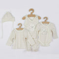 Set 4 piese New Baby Sweet Bear 56, Bej – cele patru piese din set
