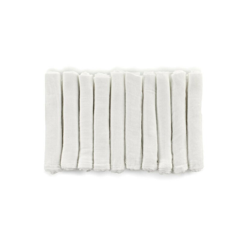 Set 6 scutece din muselină de bambus Jane, 35 x 35 cm