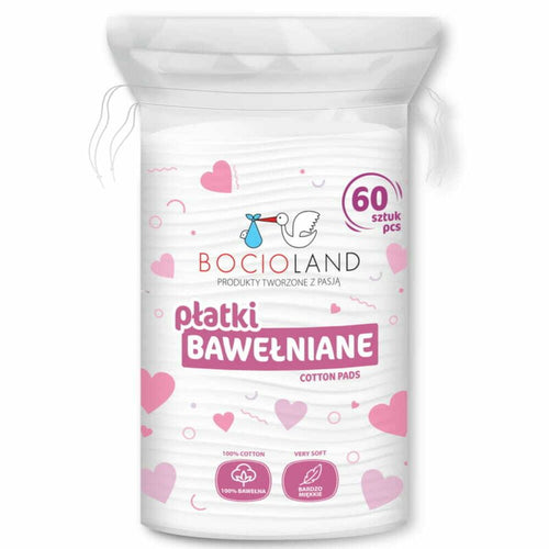 Set 60 dischete Bocioland din bumbac, hipoalergenice