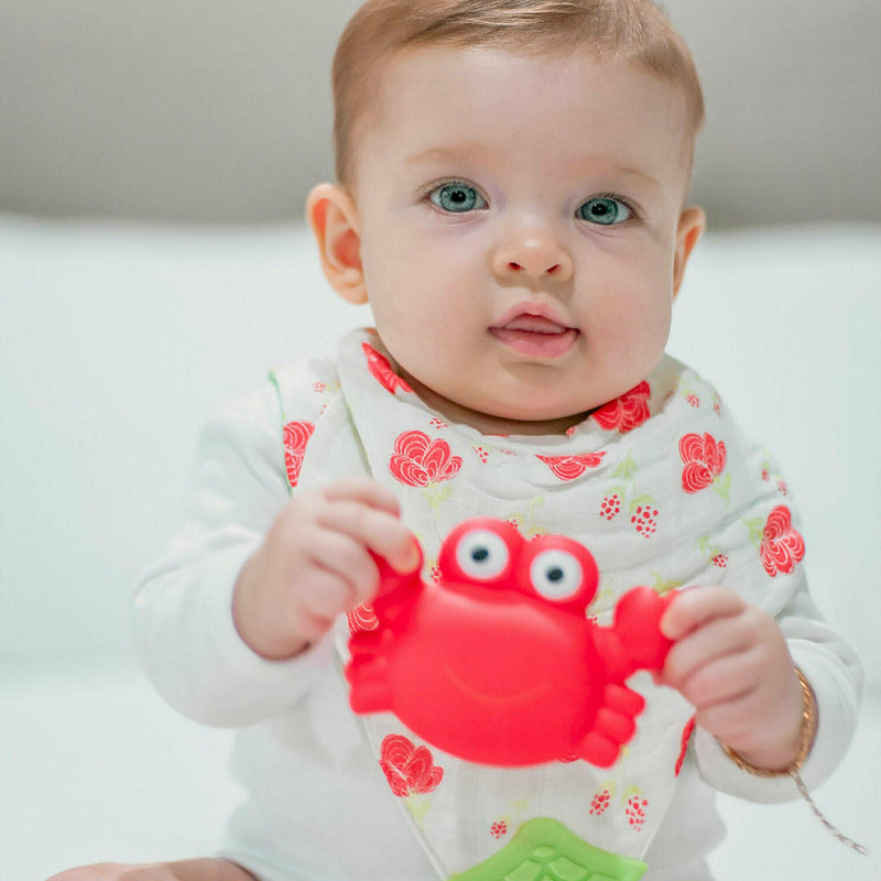 Set 7 animalute de baie, Playgro, Fara gauri, Cu gentuta pentru transport, Fara BPA, Floating Sea Friends, New Blue