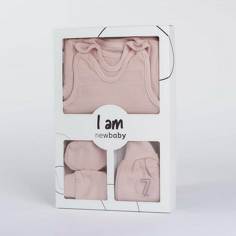 Set 7 piese New Baby I AM 56, Roz – cutia setului I AM