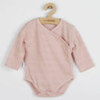 Set 7 piese New Baby I AM 56, Roz – body-ul cu mâneci lungi