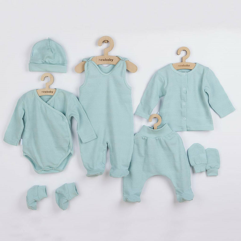 Set 7 piese New Baby I AM 56, Albastru – cele șapte piese din set