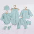 Set 7 piese New Baby I AM 56, Albastru – cele șapte piese din set