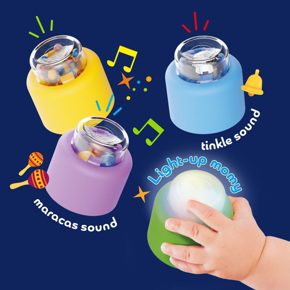 Set 8 cuburi moi senzoriale Quercetti Momy Soft