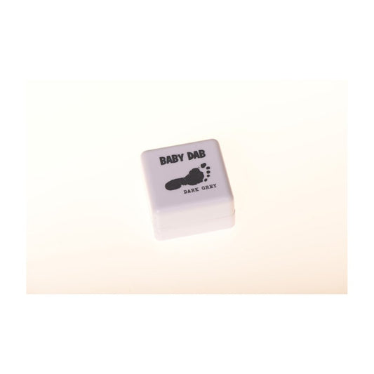 Set amprente mulaj, Petite&Mars, Baby Dab, Cu cerneala, Pentru 20 de amprente manuta sau piciorus, Non-toxic, Violet/Gri