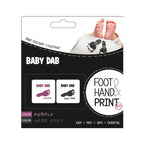 Set amprente cu cerneala Petite&Mars Baby Dab Violet Gri