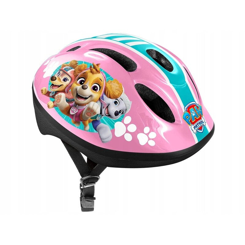 Set casca protectie, genunchiere si cotiere, Stamp, Disney, Sigure si confortabile, Reglabile, Conform cu EN1078, Marime 50/56 cm, 3 ani+, Paw Patrol