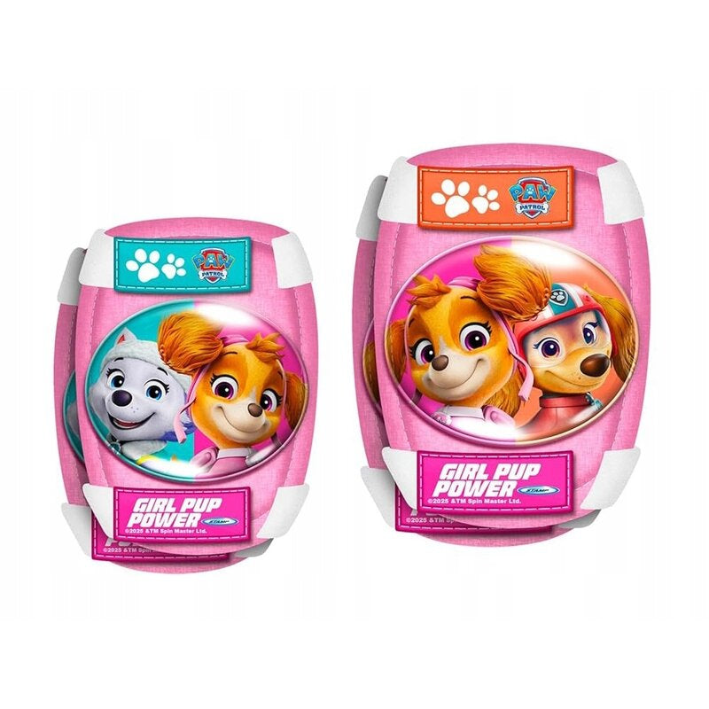 Set casca protectie, genunchiere si cotiere, Stamp, Disney, Sigure si confortabile, Reglabile, Conform cu EN1078, Marime 50/56 cm, 3 ani+, Paw Patrol