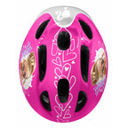 Set casca protectie, genunchiere si cotiere, Stamp, Sigure si confortabile, Reglabile, Conform cu EN1078, Marime 50/56 cm, 3 ani+, Barbie