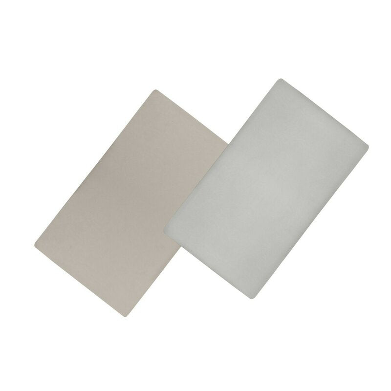 Set cearceafuri cu elastic, Lionelo, Pentru patuturi 120 x 60 cm, Pentru saltele de max. 10 cm inaltime, Din bambus, Usor de spalat, 30 grade, Fara calcare, Ecologic, Alb Bej