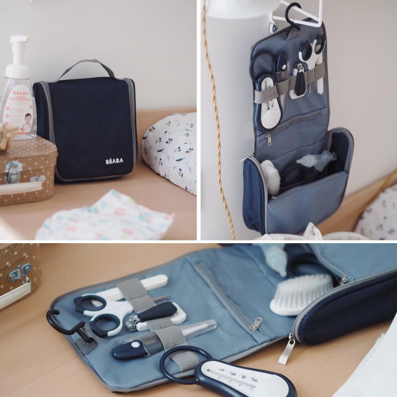 Set complet de ingrijire Beaba Night Blue 9 accesorii