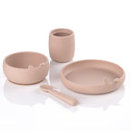 Set de masă din silicon Jane 4 piese, Pale, imagine 1