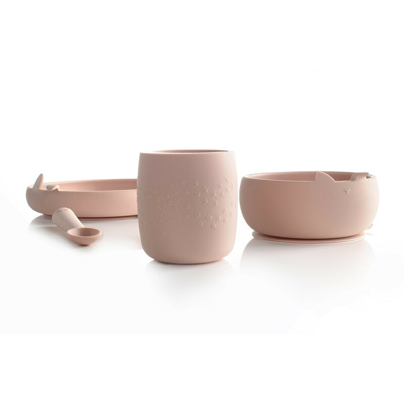 Set de masă din silicon Jane 4 piese, Pale, imagine 2