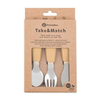 Set complet tacamuri Petite&Mars Take&Match Ocru, imagine 3