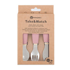 Set complet tacamuri Petite&Mars Take&Match Roz, imagine 3