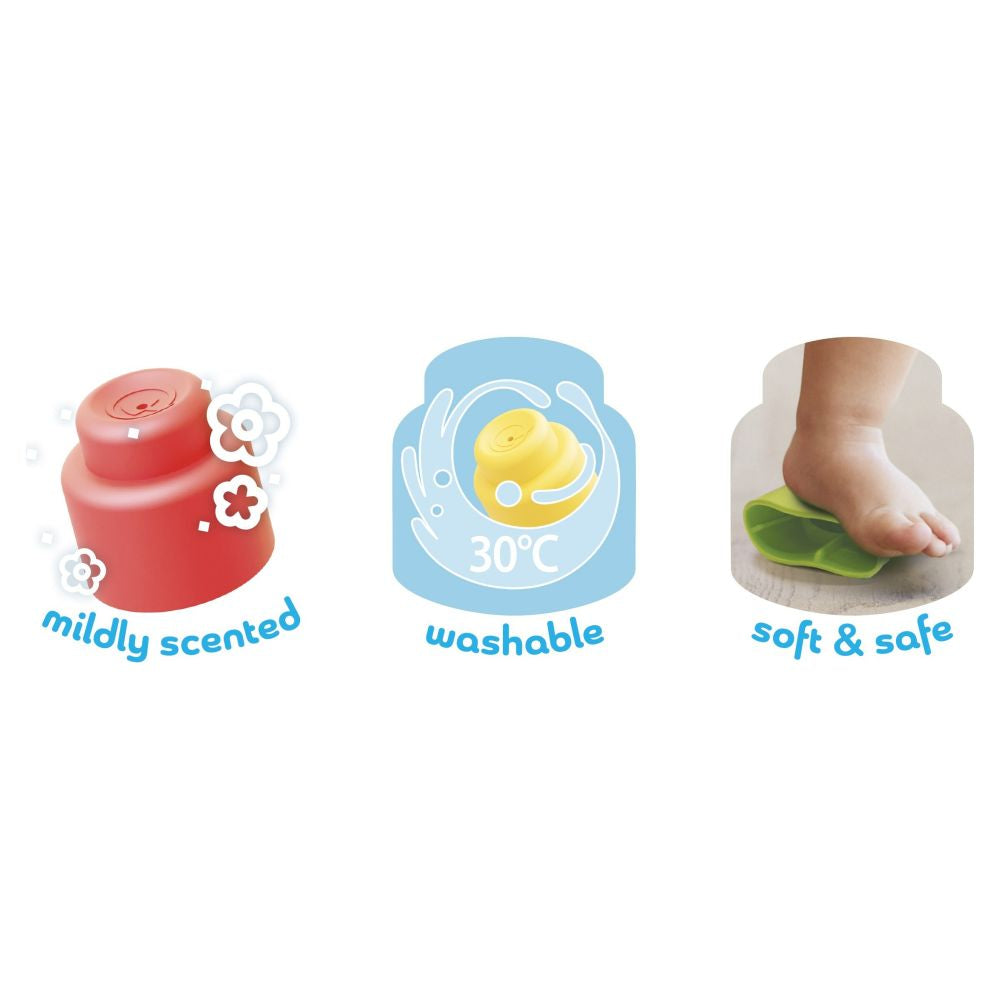 Set constructie Quercetti Momy Soft cuburi moi 28 piese