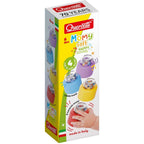 Set blocuri sonore Quercetti Momy Soft Happy Sound, 4 piese – cutia setului Happy Sound cu 4 piese