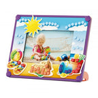 Set creativ Quercetti Fantaframe, 210 pinuri – ramă foto decorată cu tematică de plajă