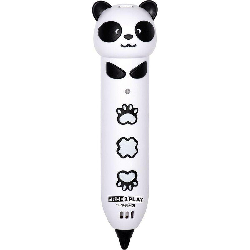 Set Creion 3D si Filament colorat de 20 m, Free2Play, Panda