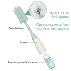 Kit perie biberoane Momcozy Push-Press