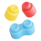Set constructie Quercetti Momy Soft, 32 blocuri – blocuri simple și un bloc dublu