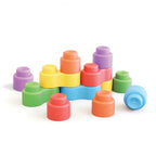 Set constructie Quercetti Momy Soft, 32 blocuri – construcție din blocuri multicolore