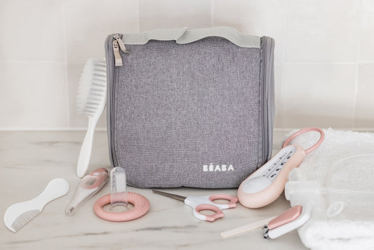 Set de ingrijire Beaba 10 piese Old Pink