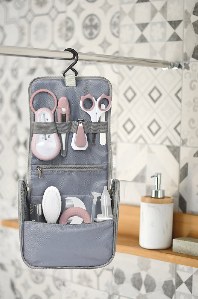 Set de ingrijire Beaba 10 piese Old Pink