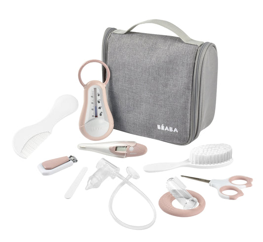 Set de ingrijire Beaba 10 piese Old Pink