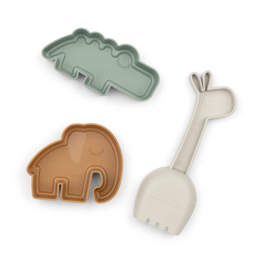 Set de Joaca cu Nisip 3 Piese Done by Deer Deer Friends Multicolor