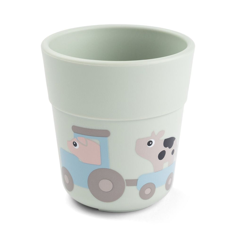 Set de masa cu ventuza Done by Deer Foodie Tiny Farm Green