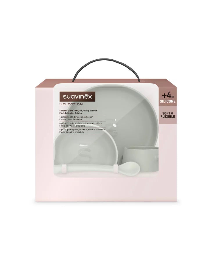 Set diversificare silicon Suavinex Colour Essence, utilizare