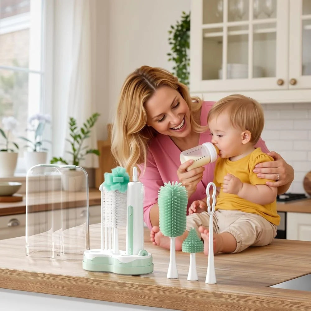Perie electrica biberoane Momcozy 7 in 1