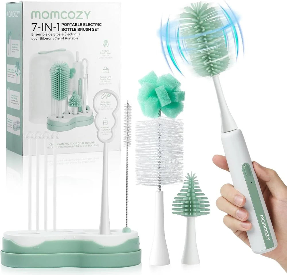Perie electrica biberoane Momcozy 7 in 1
