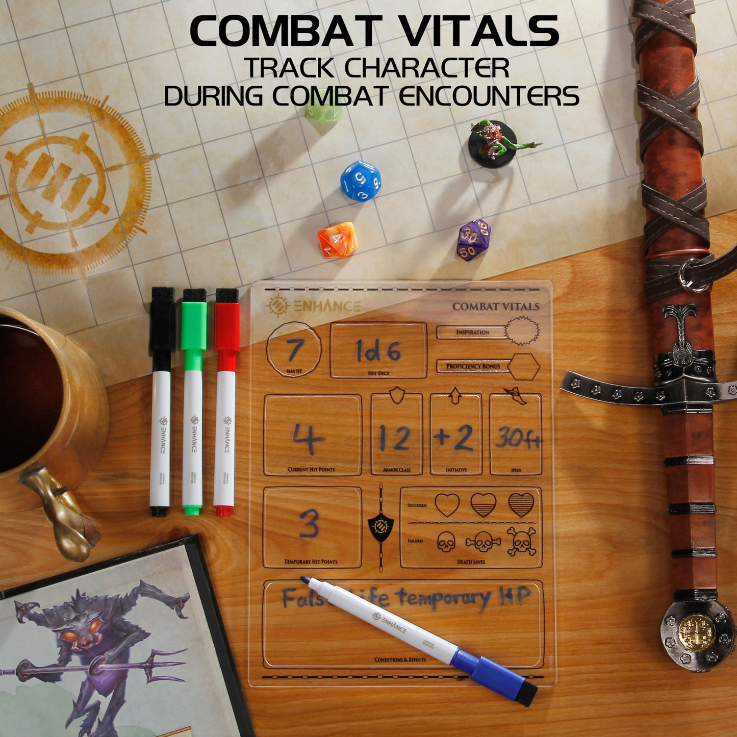 Set Fișe Reutilizabile DnD - Character Sheets Premium pentru Dungeons & Dragons