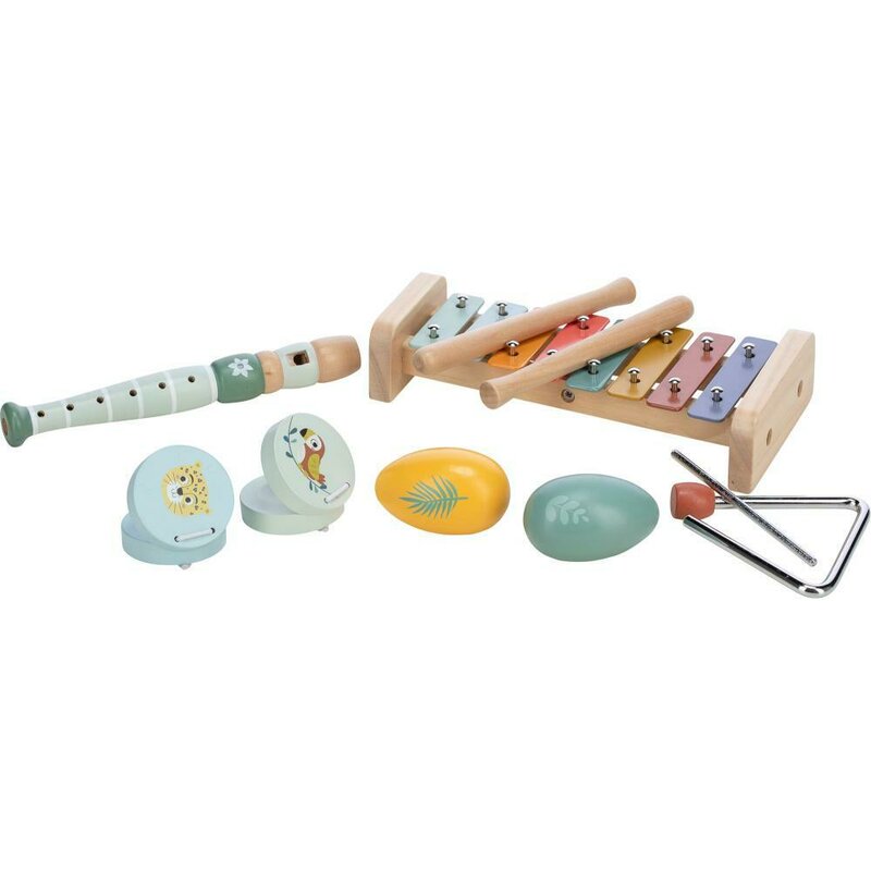 Set instrumente muzicale din lemn Free2Play 5 in 1