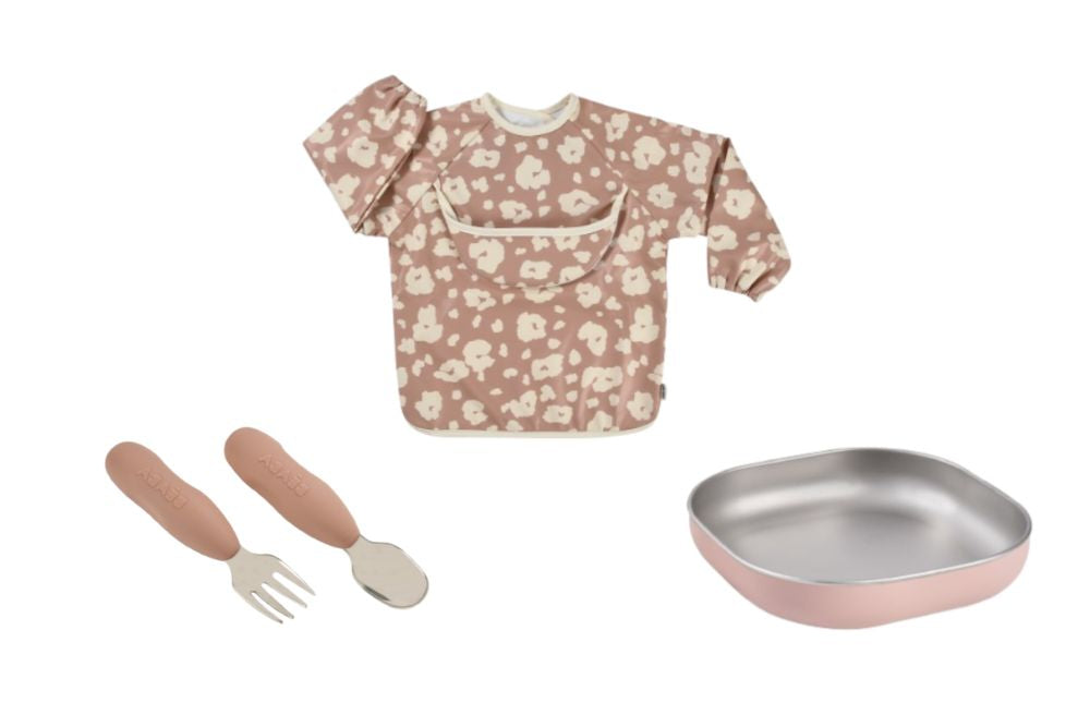 Set Masă Cadou Beaba First Meal Savanah Bloom