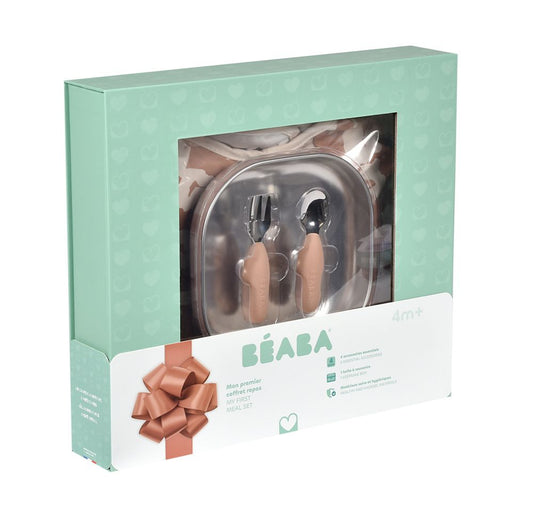 Set Masă Cadou Beaba First Meal Savanah Bloom