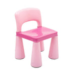 Set masuta si 2 scaune New Baby, Roz, blat reversibil – un scaun din set