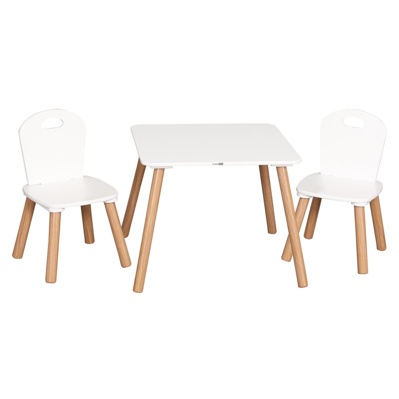 Set masă și două scaune FreeON Athena, alb – fotografia 11 a produsului