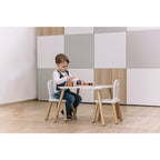 Set masă și două scaune FreeON Athena, alb – fotografia 15 a produsului