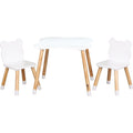 Set masă și două scaune FreeON Bear, alb – fotografia 11 a produsului