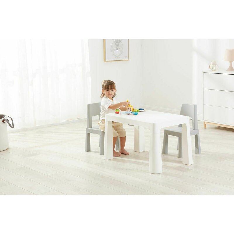 Set masă și două scaune FreeON Neo, gri – fotografia 7 a produsului