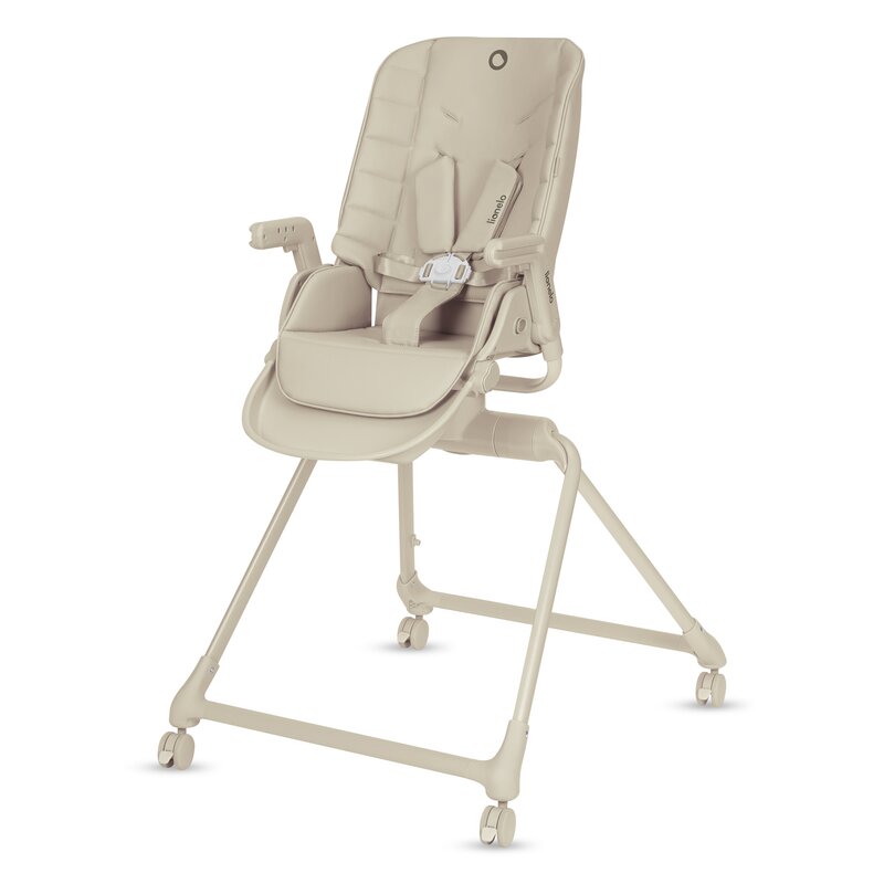 Set multifunctional 3 in 1 Lionelo Maddie, scaun de masa, balansoar si patut, Bej