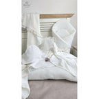 Set paturica si perna MimiNu Cream, 60x70 + 30x35 cm