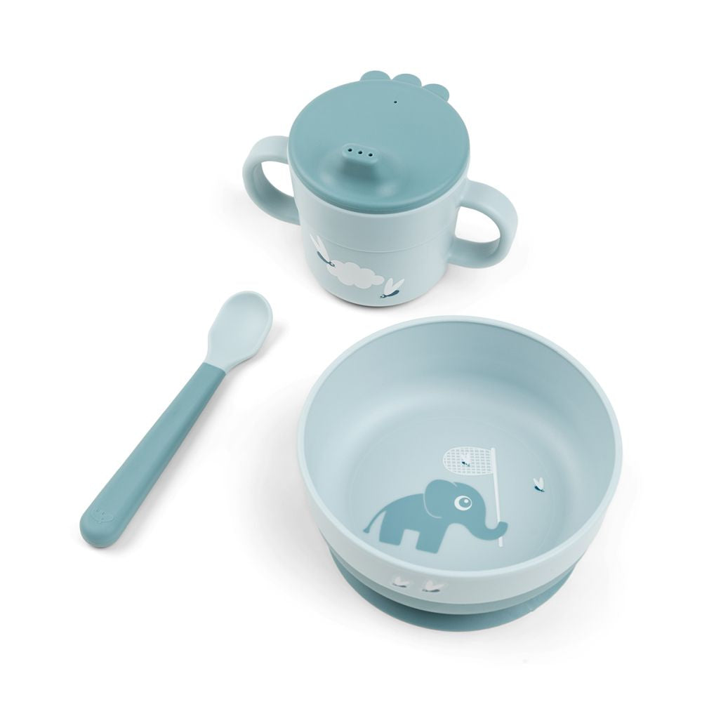 Set prima masa cu ventuza Done by Deer Foodie Elphee Blue