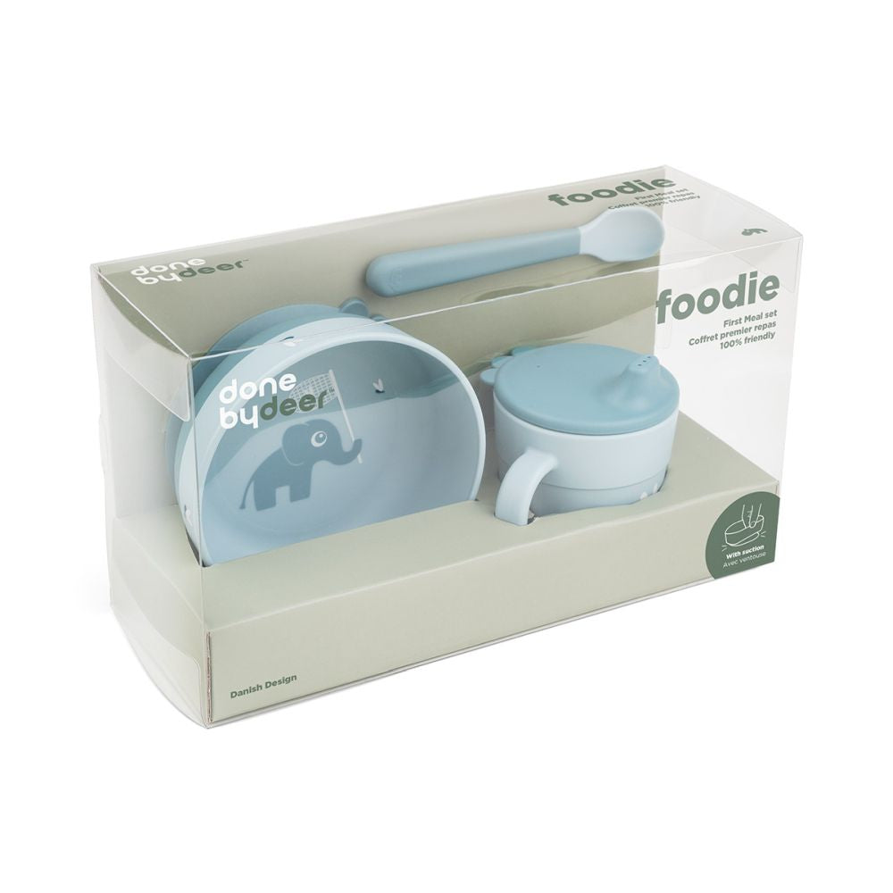 Set prima masa cu ventuza Done by Deer Foodie Elphee Blue