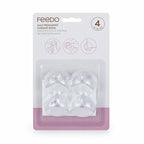 Set 4 protectii pentru colturi Feedo transparente 3,6 cm